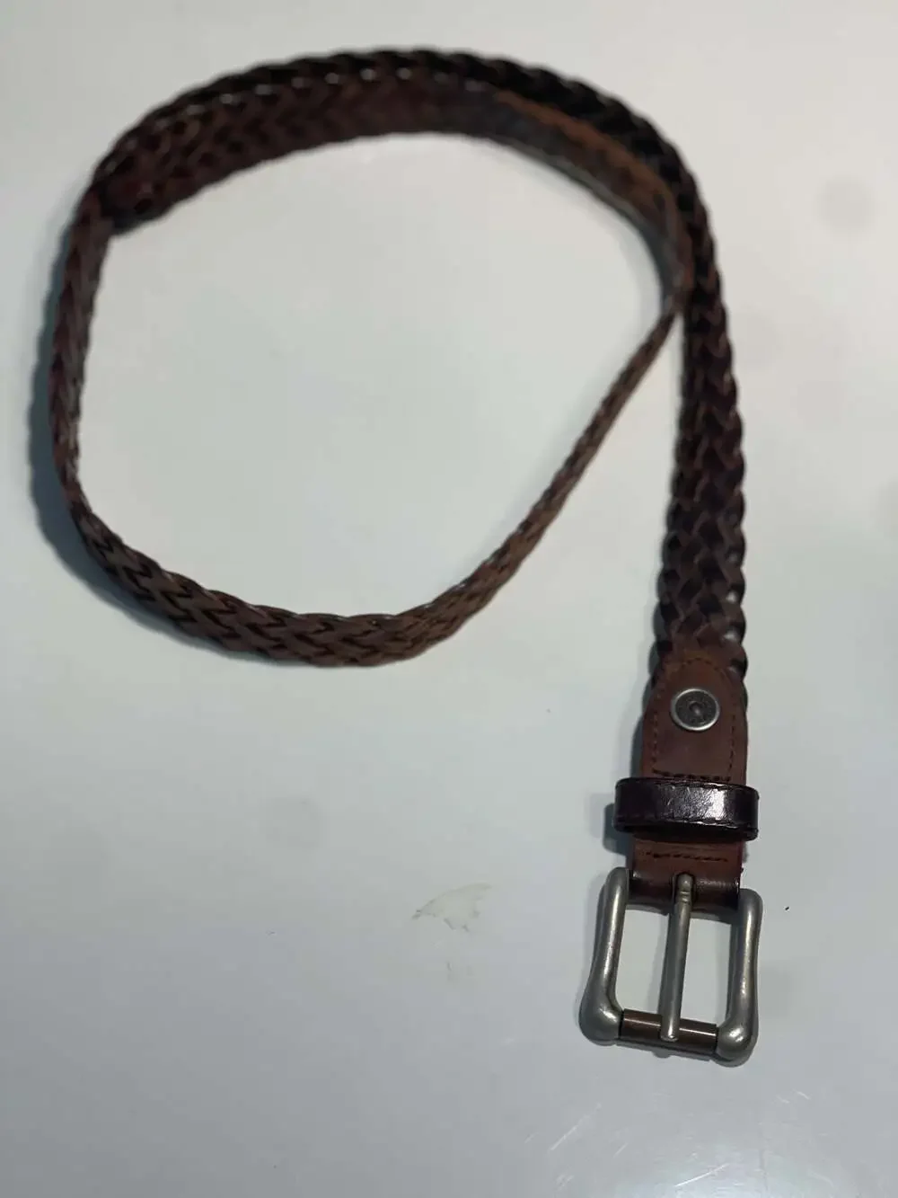 Levi's Genuine Leather Braided Belt Size 36/90
